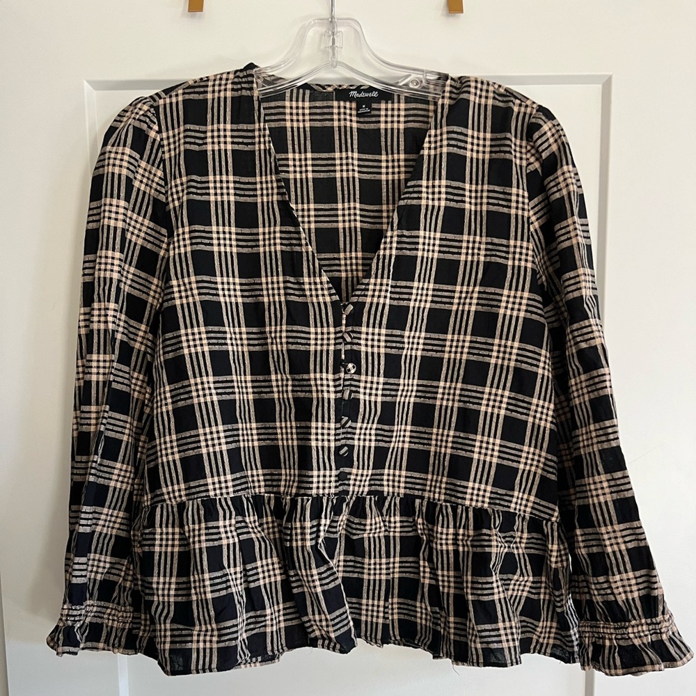 Madewell Peplum Top
